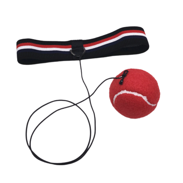 Ponsbal op tou met kopband Oefen Boks Skopboks Taekwondo Martial Arts (ESG12857)