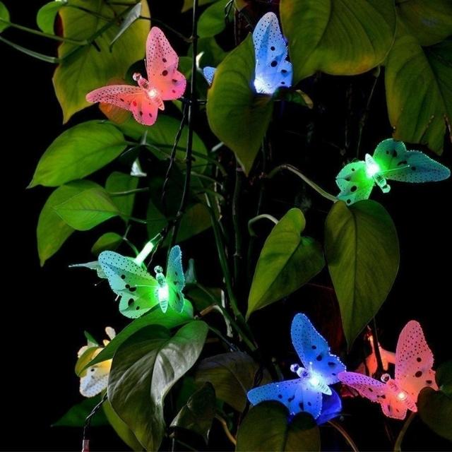  Sonaangedrewe Fairy Lights Skoenlappervormige waterdigte veelkleurige partytjieversiering (ESG19724)